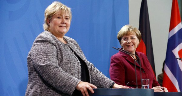 Solberg (L) warned against interpreting Merkel's remarks as a major shift.