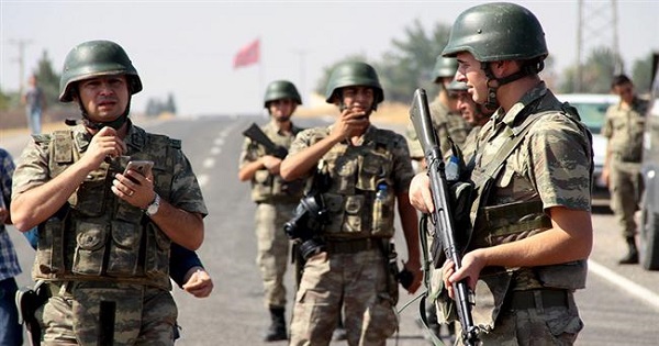 Turkish troops