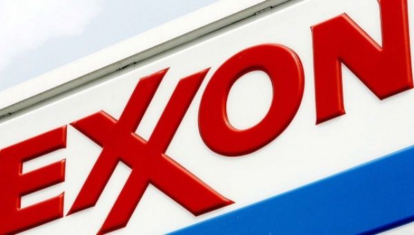 Exxon logo.