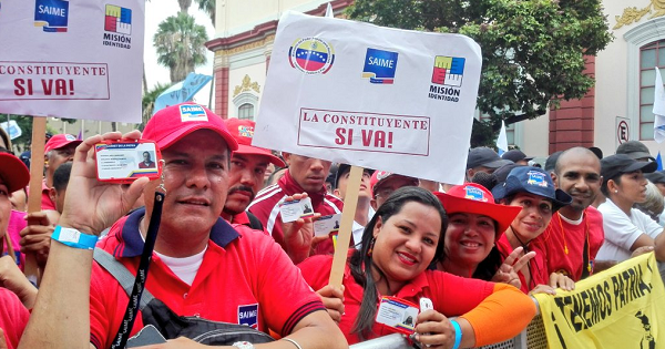 Venezuela’s national Constituent Assembly will be made up of 545 members, with 364 representing regions and another 181 representing various social sectors.
