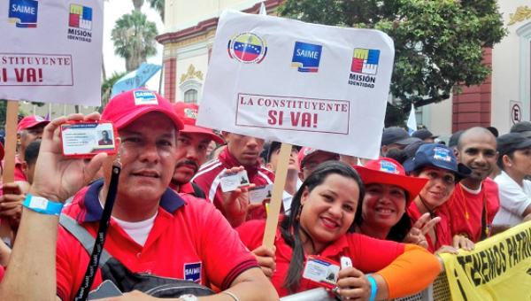 Venezuela’s national Constituent Assembly will be made up of 545 members, with 364 representing regions and another 181 representing various social sectors.