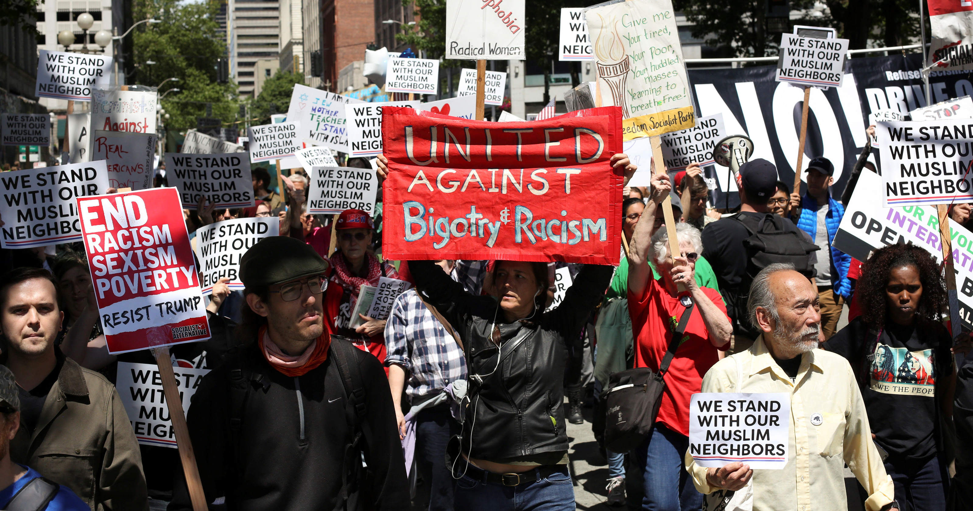 Anti-Muslim Hate Rallies Met With Opposition Across the US