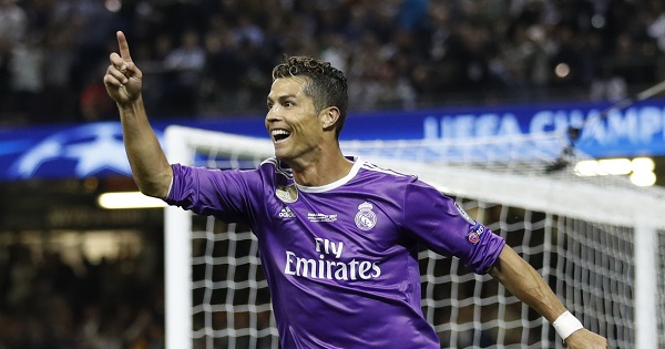 Real Madrid's Cristiano Ronaldo celebrates scoring their third goal against Juventus - UEFA Champions League Final - Wales, Cardiff, June 3, 2017