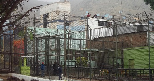 The Lurigancho prison near Lima, Peru where hundreds of rebels were killed.