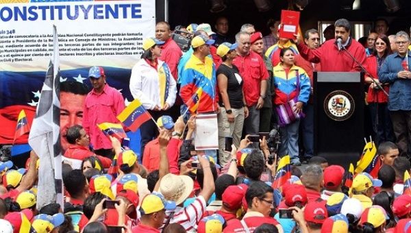 Maduro called for a National Constituent Assembly on May 1.