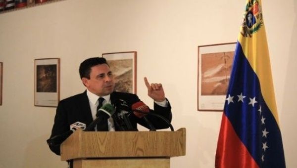 Venezuelan Foreign Minister Samuel Moncada