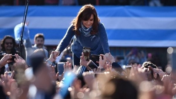 Cristina Fernandez served as president of Argentina from 2007 to 2015.