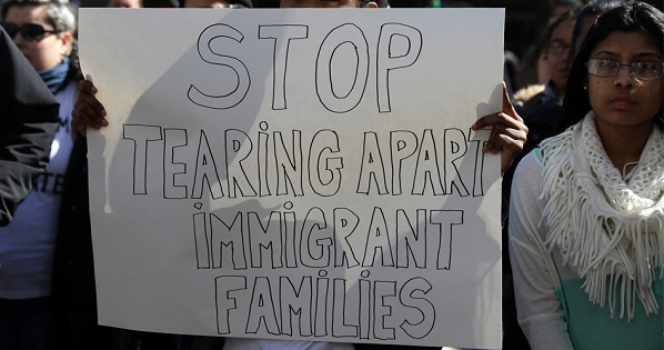 U.S. Immigration policy and deportations separates families uprooted by violence and poverty.