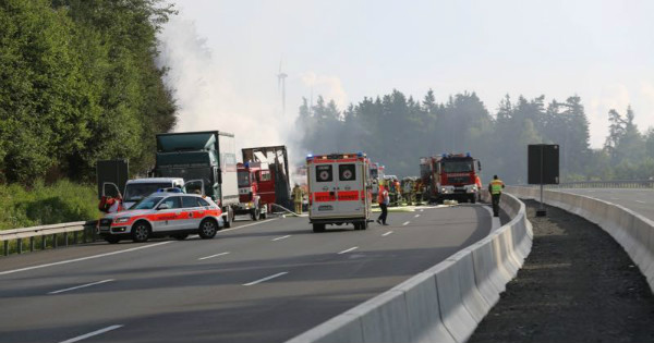 The region where the tour bus crashed is close to the Czech border and known for its spas and castles.