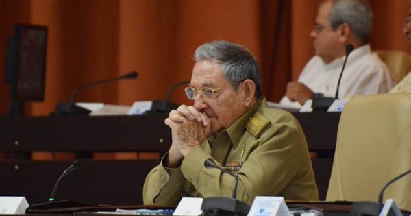 Cuban President Raul Castro at the country's National Assembly on July 14, 2017