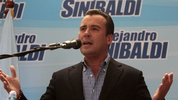 Guatemala's former Minister of Communications, Alejandro Sinibaldi, resigned from the presidential candidacy in Guatemala City, Guatemala, on April 19, 2015.