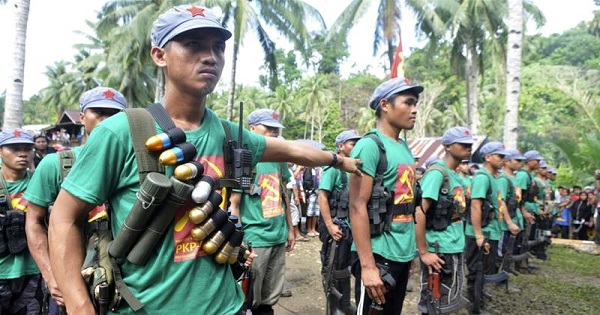 Members of the Maoist New People's Army.