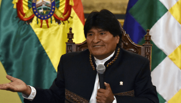 President of Bolivia Evo Morales.
