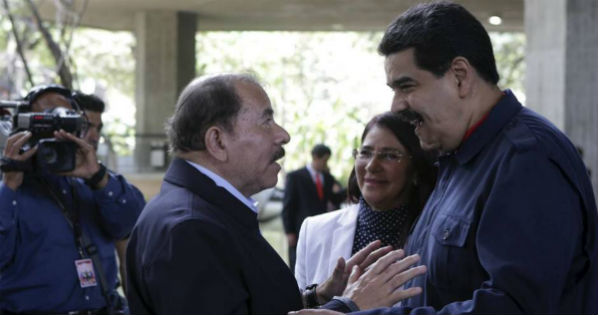 Nicaraguan President Daniel Ortega and Venezuelan President Nicolas Maduro.