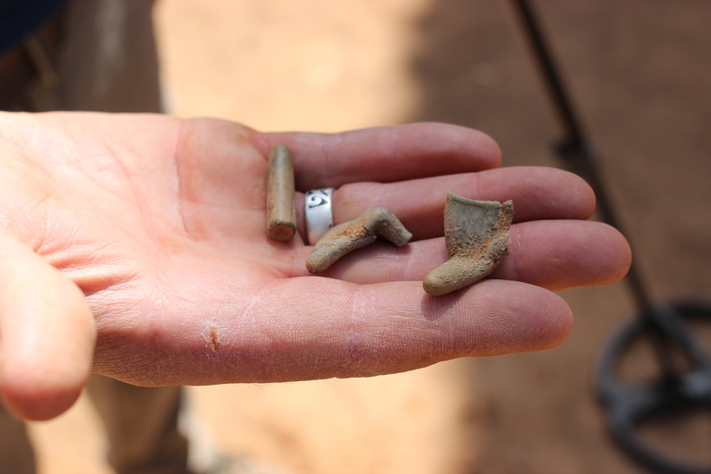 Bullet fragments found in the mass graves.