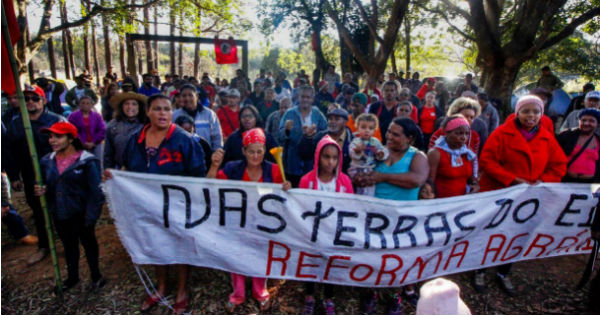 MST families are occupying multiple farmlands in Brazil.