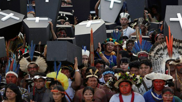 Almost nine out of every ten activists killed in Brazil were killed in the Amazon rainforest, a new study by Global Witness stated. 