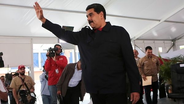 Venezuela's President Nicolas Maduro at a meeting in Caracas, Venezuela, July 26, 2017.