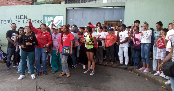 Venezuelans during the vote for the country's National Constituent Assembly, July 30, 2017.