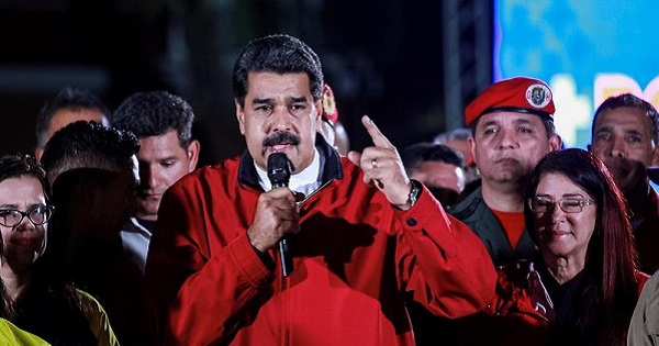 President Maduro celebrates the
