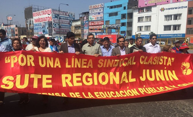 Teacher's strike in Peru reaches the capital city of Lima to demand more investment from the government.