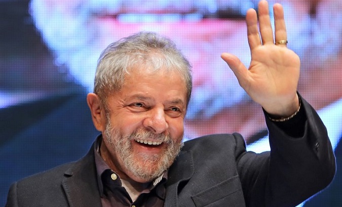 Former Brazilian president and Workers Party foudner Luiz Inacio Lula da Silva