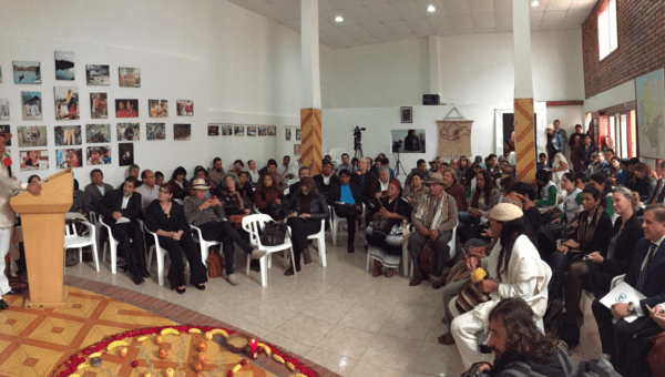  ONIC ratifies its commitment to the achievement of peace on Indigenous People's Day, Bogota, Colombia