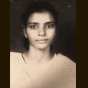 A young Sujatha during her activism days in India.