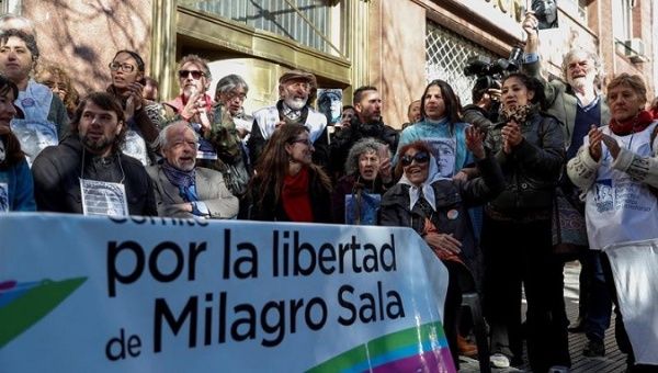 Several organizations in Argentina have demanded the release of Milagro Sala.