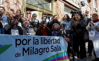 Several organizations in Argentina have demanded the release of Milagro Sala.