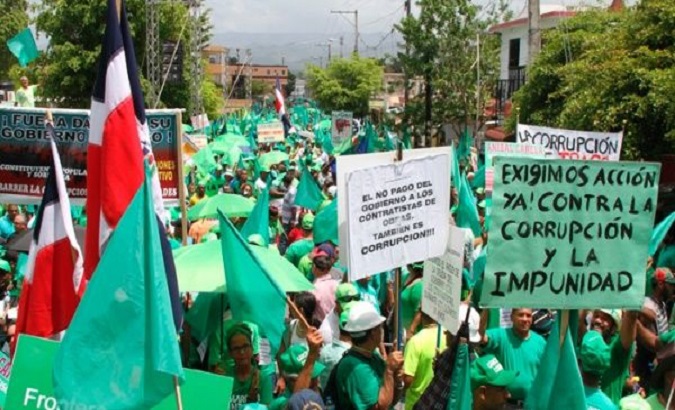 A previous Green March in the Dominican Republic.