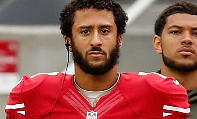 During the 2016 season, quarterback Colin Kaepernick took a stand against police brutality and racism.
