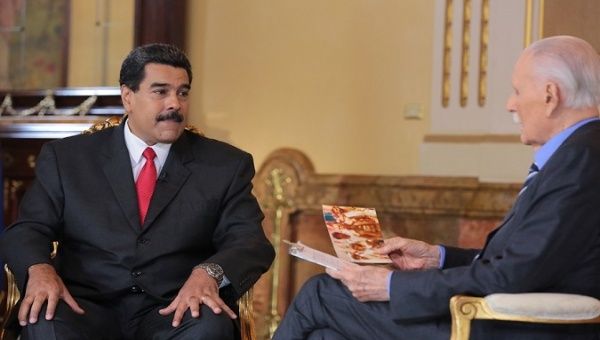 President Nicolas Maduro on the 