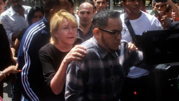 Venezuela's former attorney general Luisa Ortega Diaz left Venezuela on Friday.