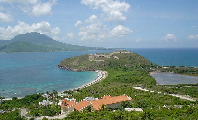 The view of St. Kitts and Nevis.
