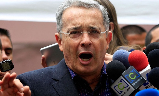 Former Colombian President Alvaro Uribe.