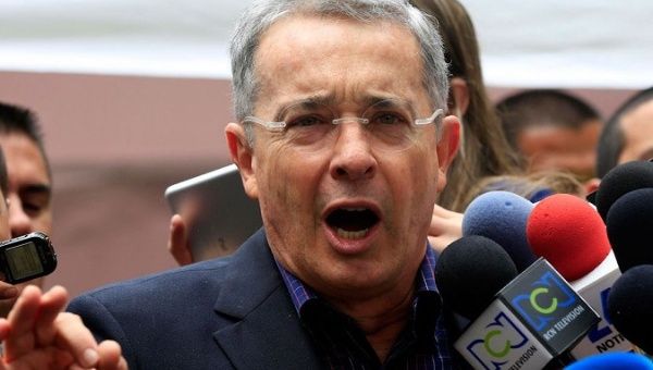 Former Colombian President Alvaro Uribe.