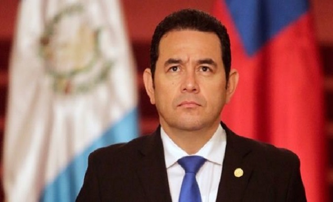 Jimmy Morales, president of Guatemala.