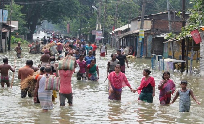 The monsoon floods in South Asia have caused major devastation.