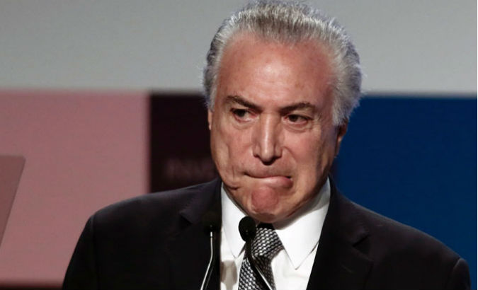 Senate-imposed Brazilian president Michel Temer
