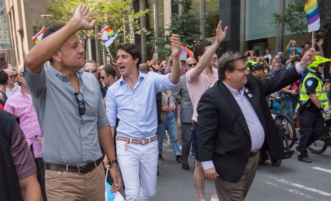 Trudeau is a supporter of the LGBTQ community, even attending marches in various Pride parades.