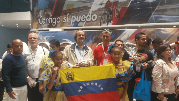 Representatives of from social groups have been visiting projects in Venezuela
