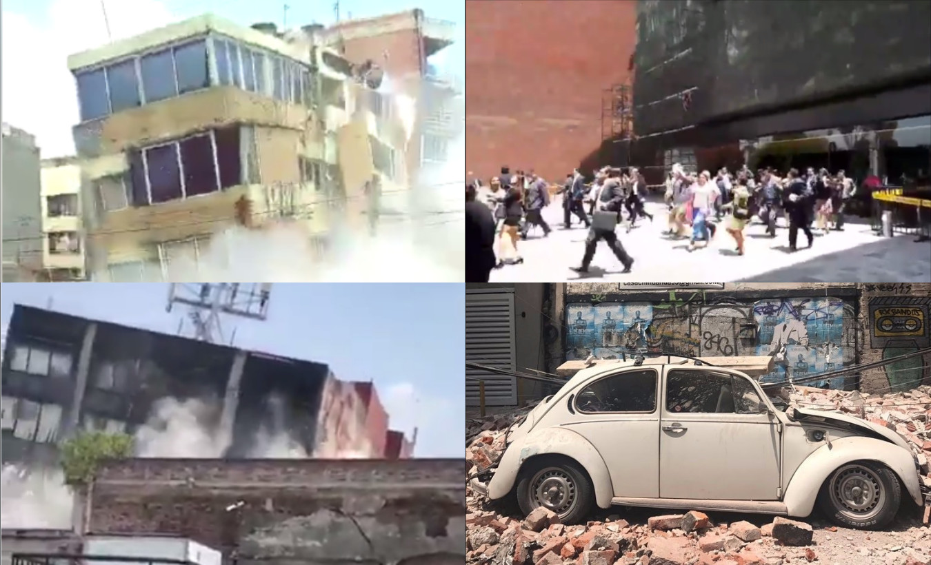 VIDEO: Social Media Shares Mexico's Earthquake Tragedy