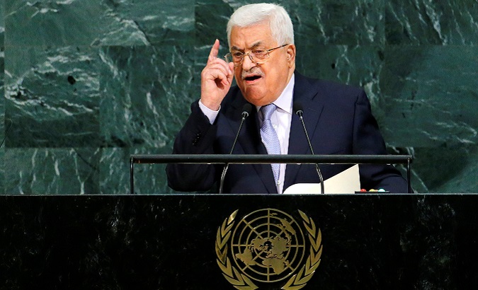 Palestinian President Mahmoud Abbas addresses the 72nd United Nations General Assembly at U.N. headquarters in New York, U.S., September 20, 2017.