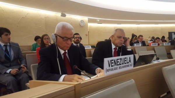 The Venezuelan ambassador in the United Nations Human Rights Council speaks for sovereignty and against interference.