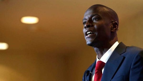 President Jovenel Moise was elected in February.