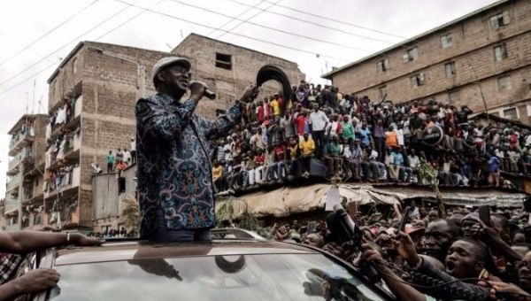 Kenya’s opposition leader Raila Odinga believes he was the rightful winner of Kenya's presidential election in August.