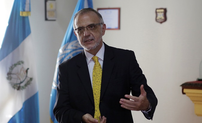 Ivan Velasquez, head of the International Commission against Impunity, speaks during an interview with Reuters in Guatemala City, Guatemala September 14, 2017.
