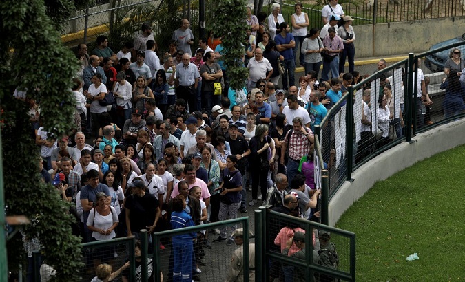 Voters in Venezuela lined up and waited to vote since the early hours of the morning.