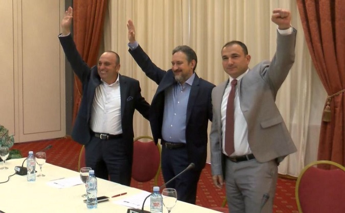 The pro-western Social Democratic Union of Macedonia party claimed victory in the Macedonian regional elections.